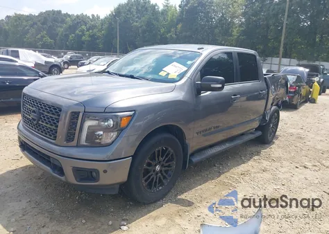 2019 Nissan Titan Sv из США, поврежденный, VIN 1N6AA1E55KN514909